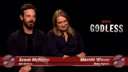 Netflix's Godless - Scoot McNairy & Merritt Wever Interview