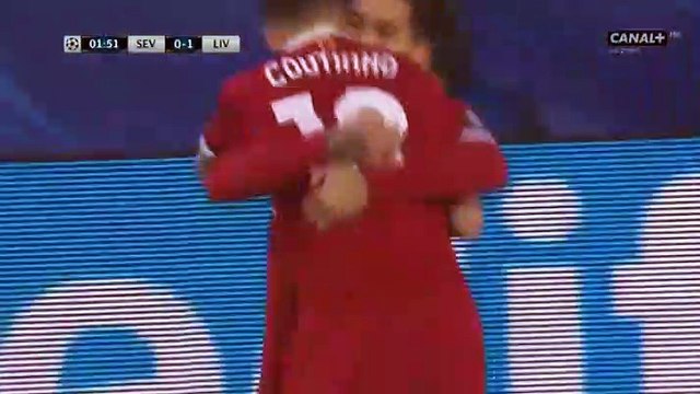 Roberto Firmino Goal HD - Sevilla	0-1	Liverpool 21.11.2017