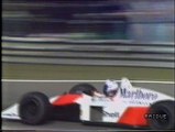 Gran Premio d'Italia 1988: Intervista a De Cesaris, doppiaggio di Patrese a J. L. Schlesser e ritiro di Prost