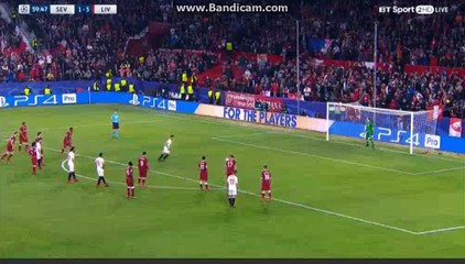 Wissam Ben Yedder Goal - Sevilla 2-3 Liverpool 21.11.2017