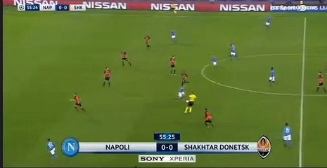 Lorenzo Insigne Goal SSC Napoli 1-0 Shakhtar Donetsk - 21.11.2017
