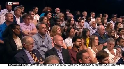 Theresa May Q&A, Paxman interview Battle for No.10 (29May17)