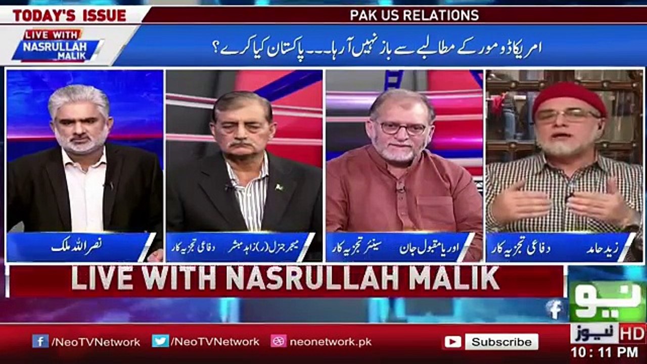 Zahid Hamid Analysis On America And India Witch Live News