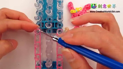 Rainbow Loom My Melody 美樂蒂 Charm/Figures - 彩虹編織器中文教 Chinese Tutorial