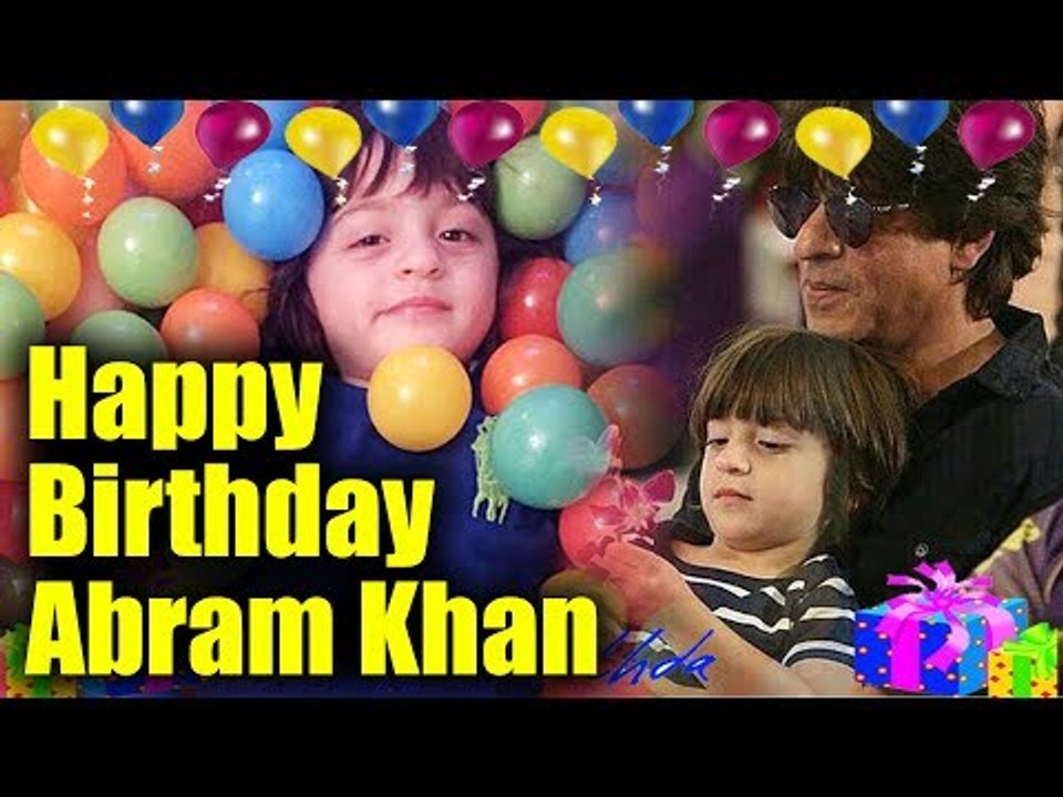 Shahrukh Khan's Son AbRam Turns 4 | Happy Birthday Abram Khan