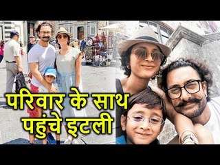 Aamir Khan enjoying Vacation with Family in Italy with Nose and Ear Piercing