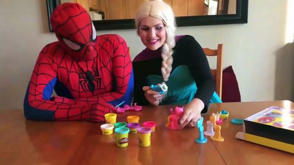 Spiderman Fork Butt Foot Frozen Elsa Compilation Superhero Fun Kid Movie