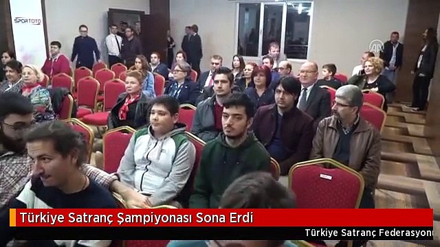 Türkiye Satranç Şampiyonası Sona Erdi