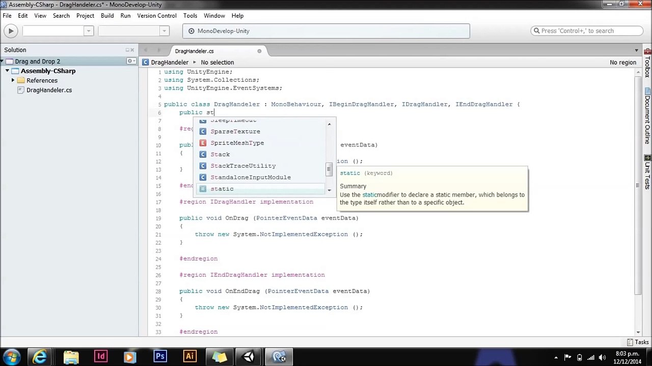 Unity UI Drag and Drop Tutorial