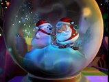 Le Père Noël et le bonhomme de neige