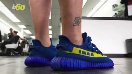 Feast your eyes on these IKEA-inspired Custom Yeezys