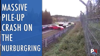 A Pile-Up Crash On The Nurburgring