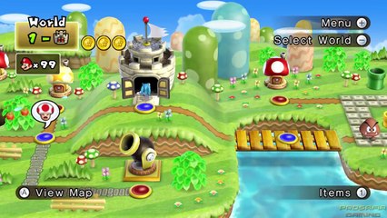New Super Mario Bros. Wii All Sonic Power Ups
