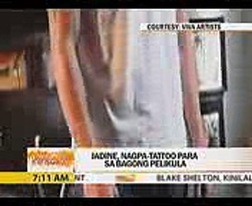 UKG JaDine, nagpa-tatoo para sa bagong pelikula