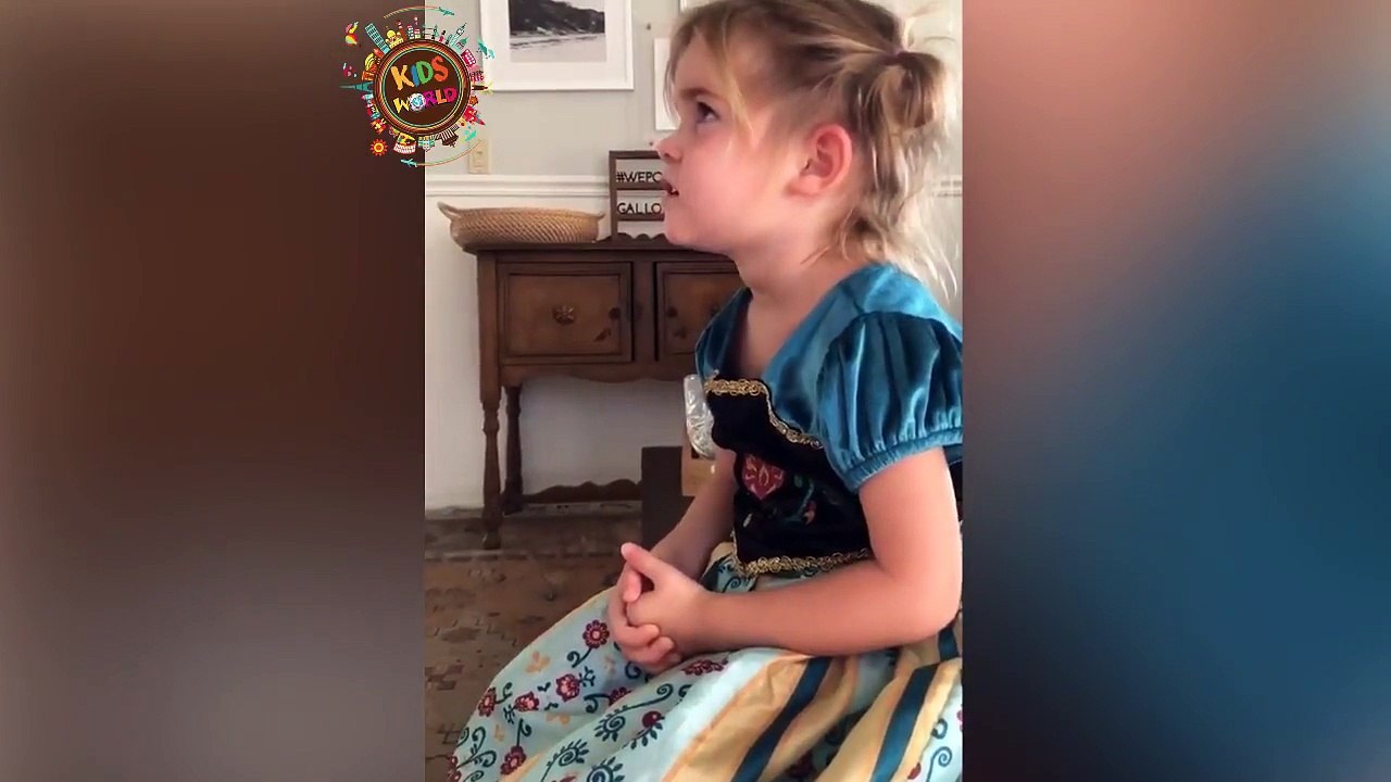 Funny video Mila at home talking with mom i'm busy doing nothing