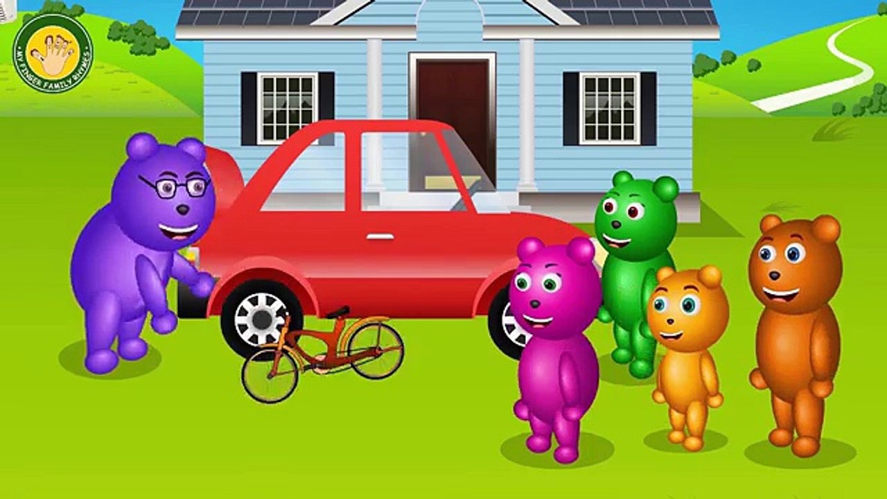 Mega Gummy Bear Play doh toys color bottles finger family| Learn Colors With Play doh