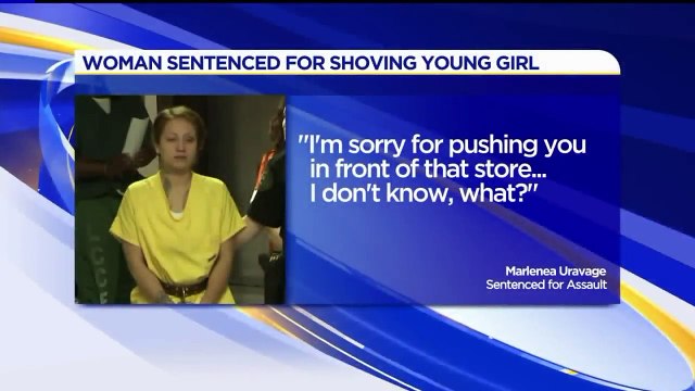Woman Sentenced to Jail Time After Camera Captures Her Shoving Girl