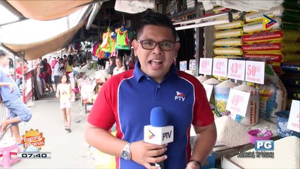 PRICE WATCH: Presyo ng mga bigas sa Navotas Agora Market