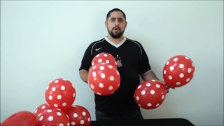 DIY Super Simple Minnie Mouse Balloon arch tutorial How to make a minnie mouse decorations