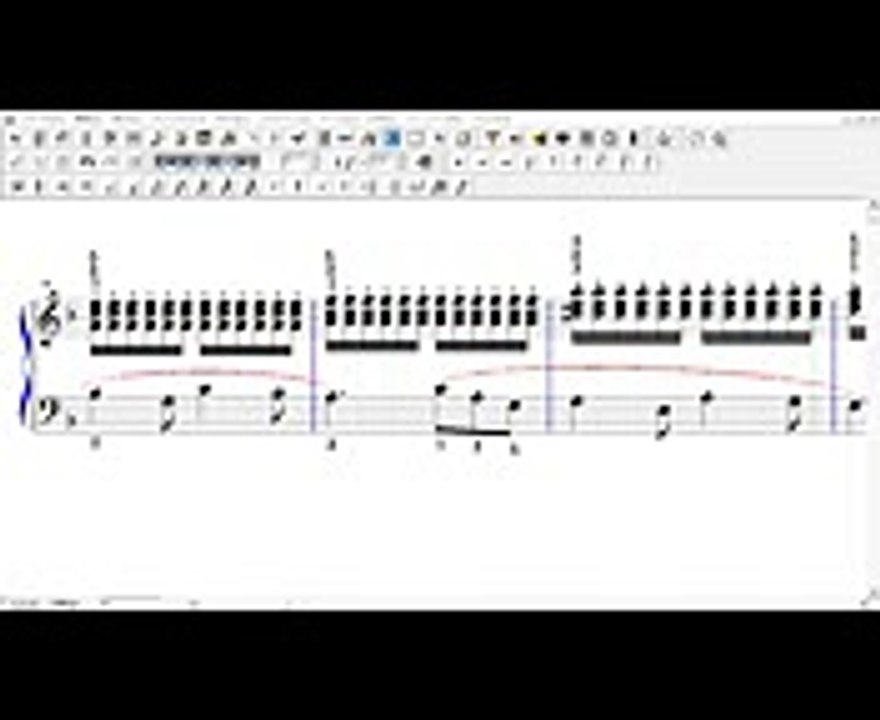 ツェルニー３０番 練習曲 ２８番　楽譜 　ピアノ・レッスン用楽譜音源 (1)