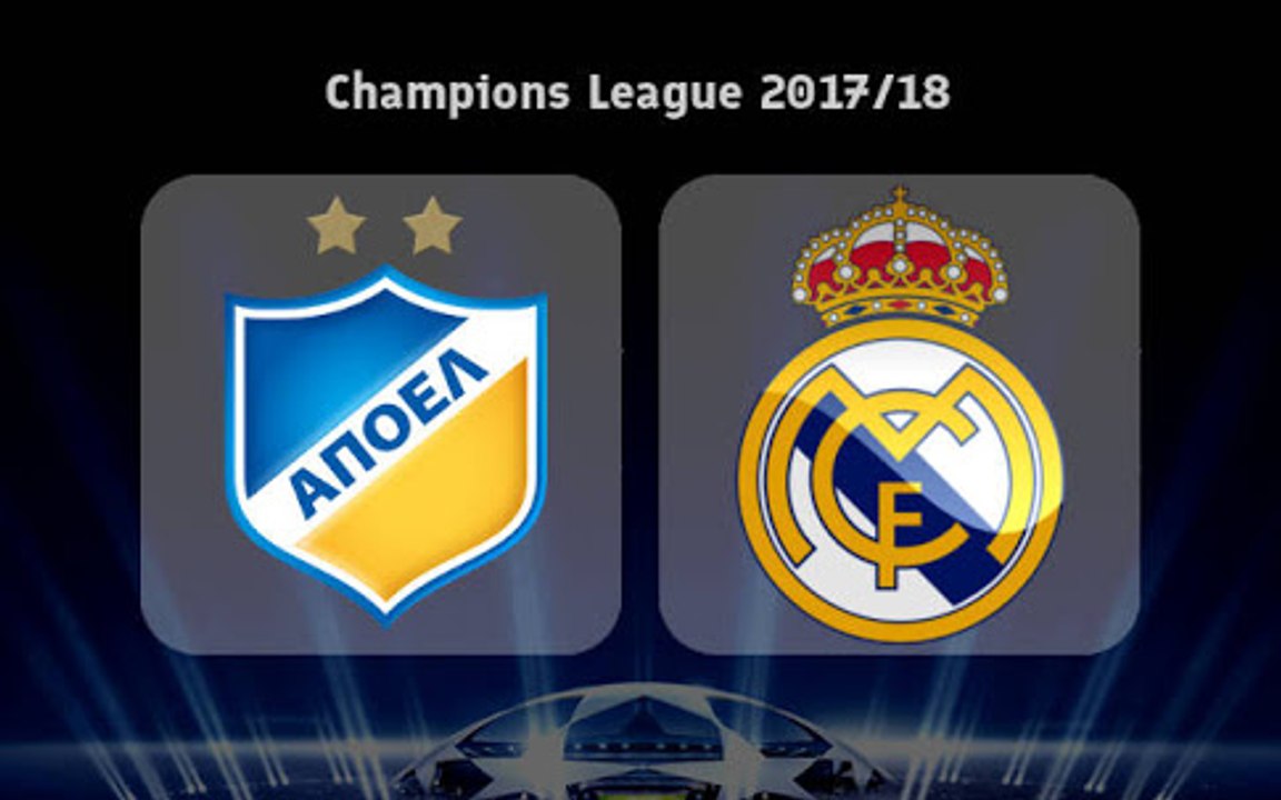 APOEL vs Real Madrid 0-6 Highlights Goals 21 November 2017