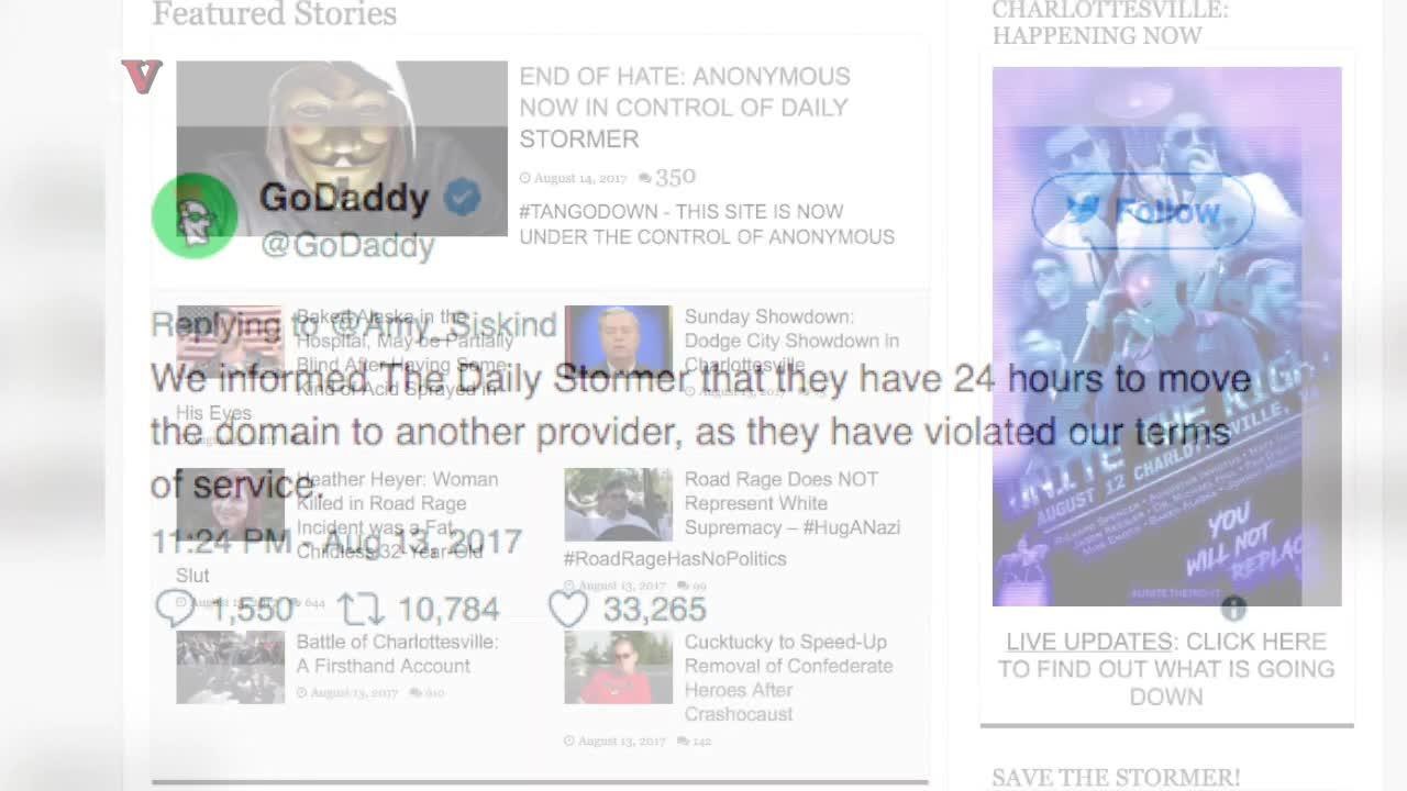 GoDaddy Boots Neo-Nazi Site Daily Stormer For Derogatory Story on Charlottesville Victim