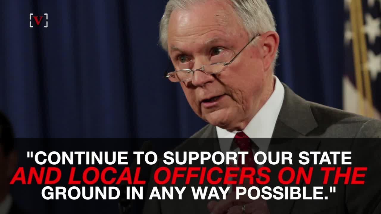 Jeff Sessions Denounces Charlottesville Violence as 'Contrary to American Values'