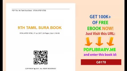 9th Tamil Sura Book