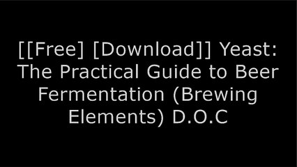 [l4Hc7.[F.r.e.e] [D.o.w.n.l.o.a.d] [R.e.a.d]] Yeast: The Practical Guide to Beer Fermentation (Brewing Elements) by Chris White, Jamil Zainasheff [K.I.N.D.L.E]