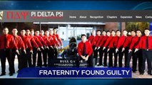 Fraternity Found Guilty in Hazing Death of Pledge