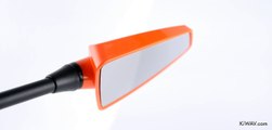 Hawk Orange Fairing Mount Rearview Mirrors Motorcycle Magazi | KiWAV