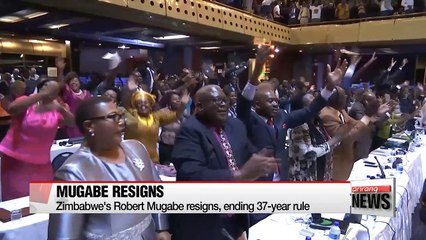 Zimbabwe's Robert Mugabe resigns, ending 37-year rule
