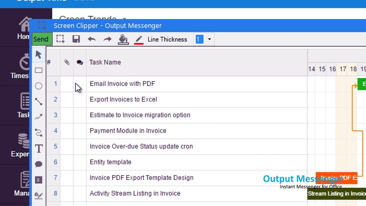 Output Messenger - instant messaging for business, Slack Alternative