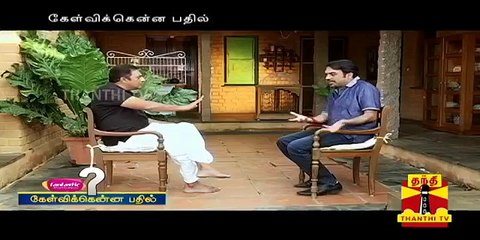 (18/11/2017) Kelvikkenna Bathil | Exclusive Interview with Actor Prakash Raj  | Thanthi TV