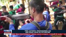 Pangulong Duterte, pinakakansela na ang peace talks sa CPP-NPA-NDF