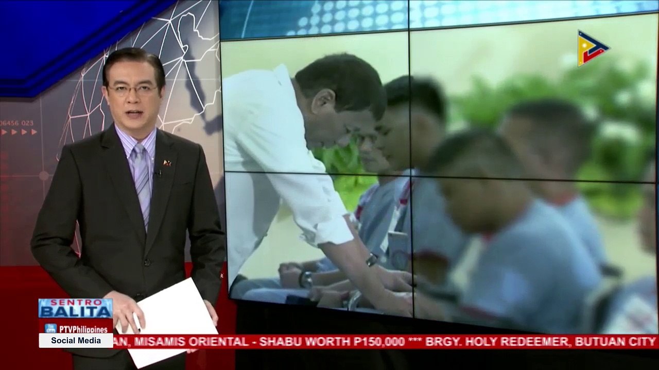 Pangulong Duterte, binisita ang mga sugatang sundalo
