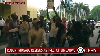 Robert Mugabe resigns as president of Zimbabwe-D0_g6eAof6w