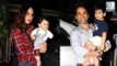 Kareena And Tusshar Kapoor Spotted With Taimur & Lakshya In City