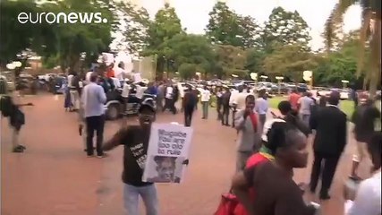 Harare erupts with joy as Robert Mugabe accepts his fate