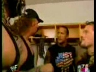 Undertaker - Kane - The rock -Jericho   Backstage