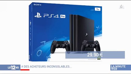 La terrible erreur de E.Leclerc sur son site pour le Black Friday qui met la PS4 Pro à... 30 euros ! Regardez