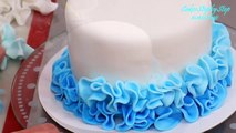 Elsa Crown Cake - How To Make White Modeling Chocolate by CakesStepbyStep