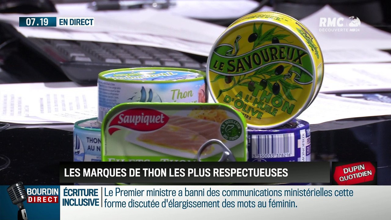Dupin Quotidien : Les marques de thon les plus respectueuses des océans - 22/11