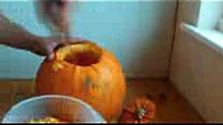 How to Make a Flaming Pumpkin - Halloween Jack o Lantern (1)