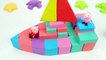 Kinetic Sand Rainbow Cake SAILBOAT Learn Colors With Johny Johny Yes Papa Nursery Rhymes