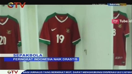 Peringkat Indonesia di FIFA Naik Drastis