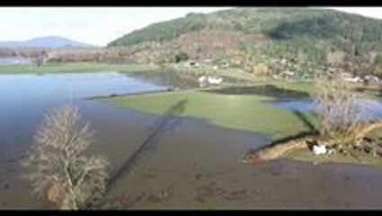 Washington's Skagit River Overflows, Crests to Highest Level in 11 Years