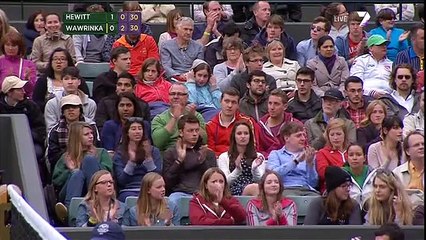 2013 Wimbledon: 1R- Hewitt vs Wawrinka (11)- Highlights