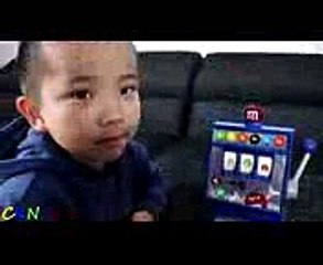 Bad Baby Fixes Broken M&M's Slot Machine Unlimited Chocolate Candy Fun With  Ckn Toys