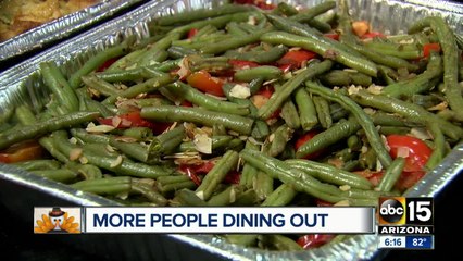 More people dining out on Thanksgiving